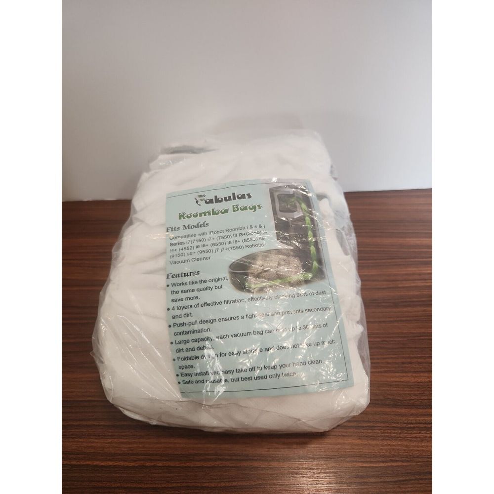 New Roomba Bags by Fabulas - Compatible with iRobot Roomba‎ i, s, & j Series